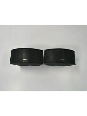 Bose Gemstone Speakers Pair w/ Cable CineMate 3-2-1 GS GSX Black